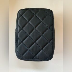 Trish McEvoy Black Quilted Large Planner